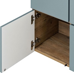 Акватон Тумба с раковиной Мишель 100 (Infinity) дуб рустикальный/фьорд – фотография-4